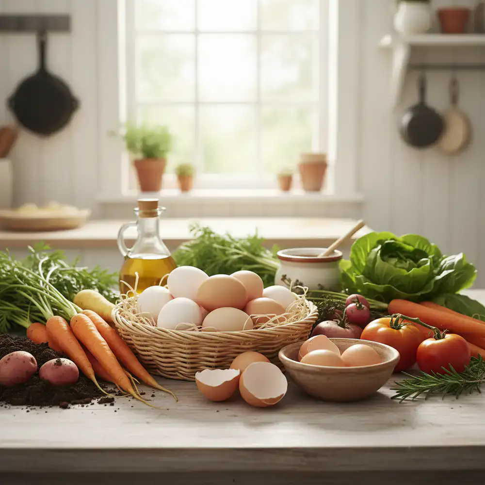 Premium fresh farm eggs and agricultural products