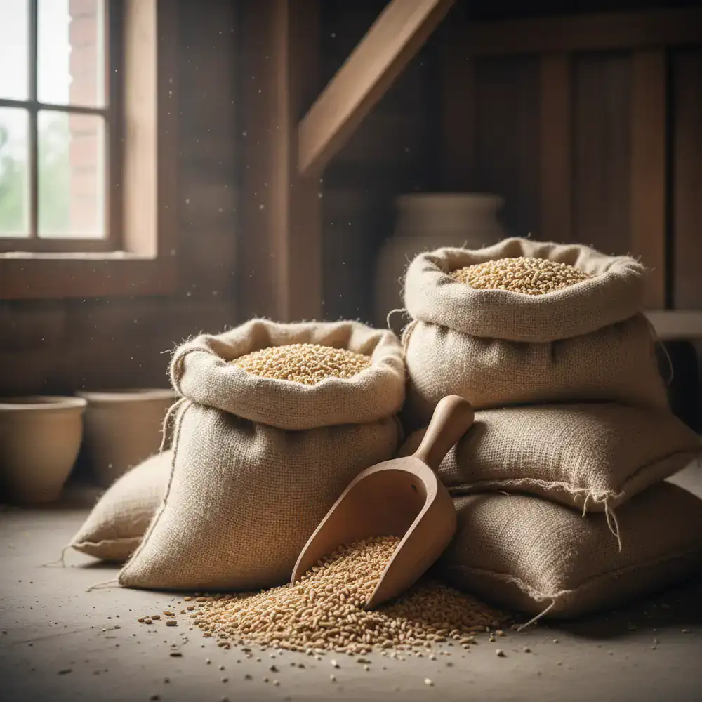 Fresh decorative breed hatching eggs in a rustic carton